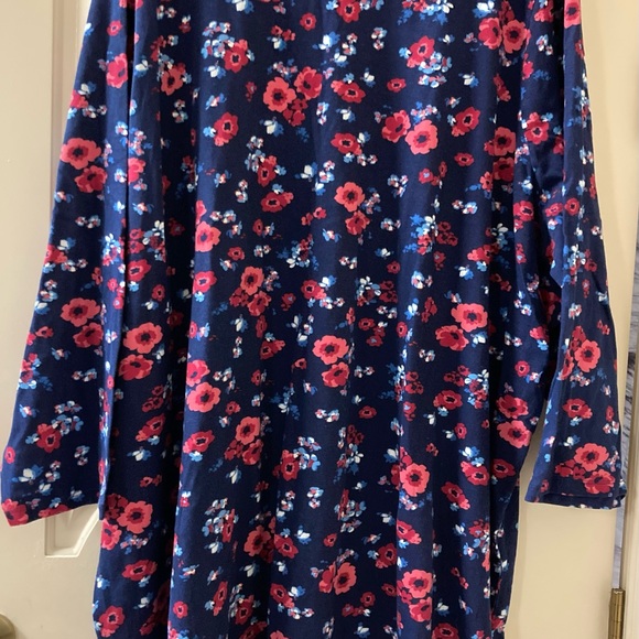 Lovely Dress Dark Blue DREAMS CO. Size 5X/6X Plus - Picture 3 of 6